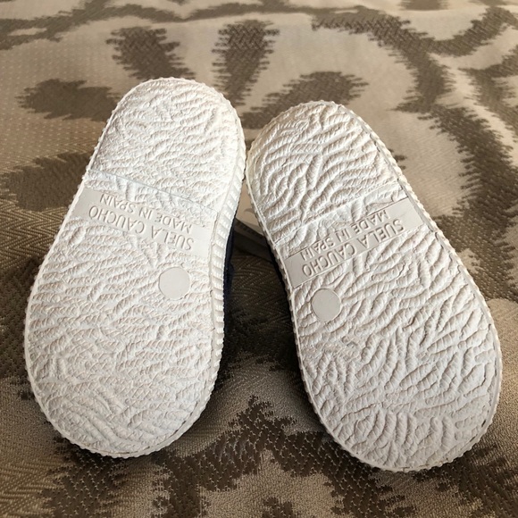 ZARA MINI BABY BLUE SNEAKERS Sz 1-1.5/3-6MONTH - Picture 9 of 11